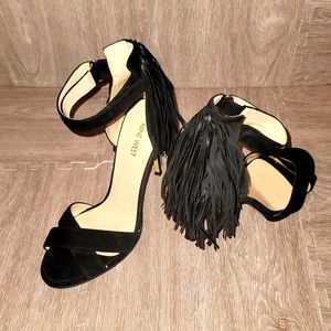 Nine west fringe heels
